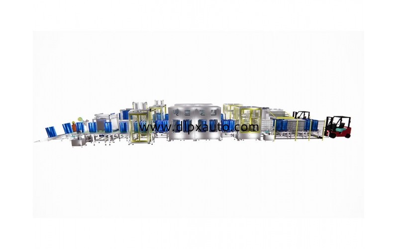 200L-IBC噸桶自動(dòng)視覺(jué)灌裝線