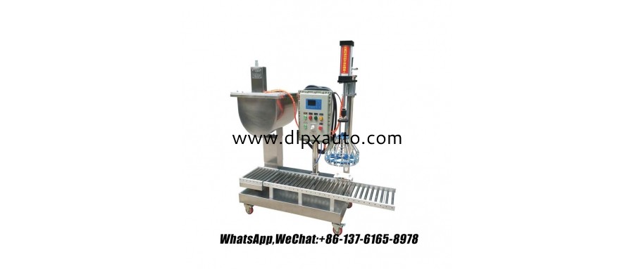 桶裝機(jī)出售 5 加侖工業(yè)液體產(chǎn)品自動灌裝機(jī) 3